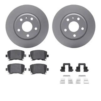 R1 Concepts WDUH1-73133 Carbon Series Brake Rotors W/ 5000 Oep Brake Pads & Hdw